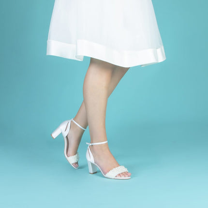 Carrie Sandal Bridal Shoes